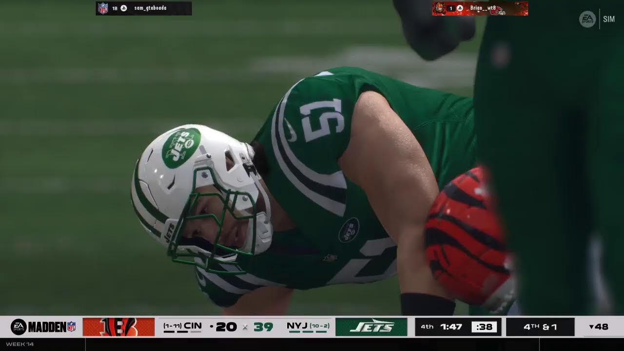 PFL 2026 S2 week 14 Bengals Jets