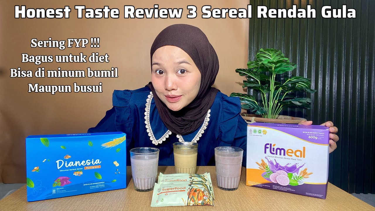 Honest Taste Review 3 Sereal Rendah Gula yg VIRAL !!! - YouTube