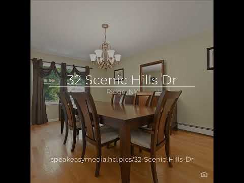32 Scenic Hills Dr, Ridge, NY home video tour