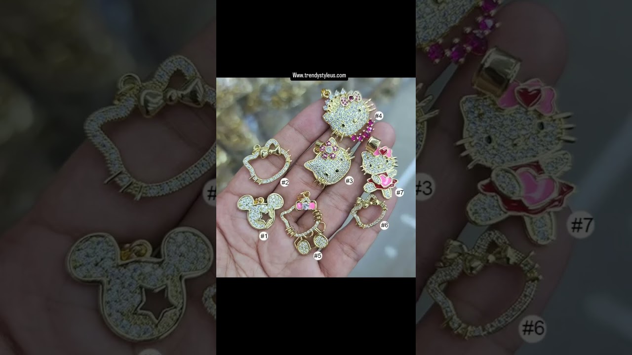 Hello kitt. pendant charms sold at www.trendystyleus.com 