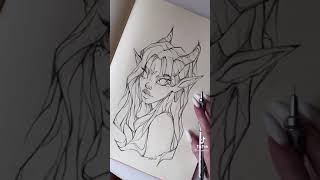 çok güzel anime kızı çizimi