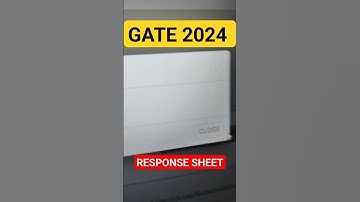 GATE 2024 ANSWER SHEET RESPONSE SHEET OUT! 🔥 #gate