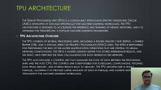 TPU || Tensor Processing Unit || Machinr Learning || AI/ML