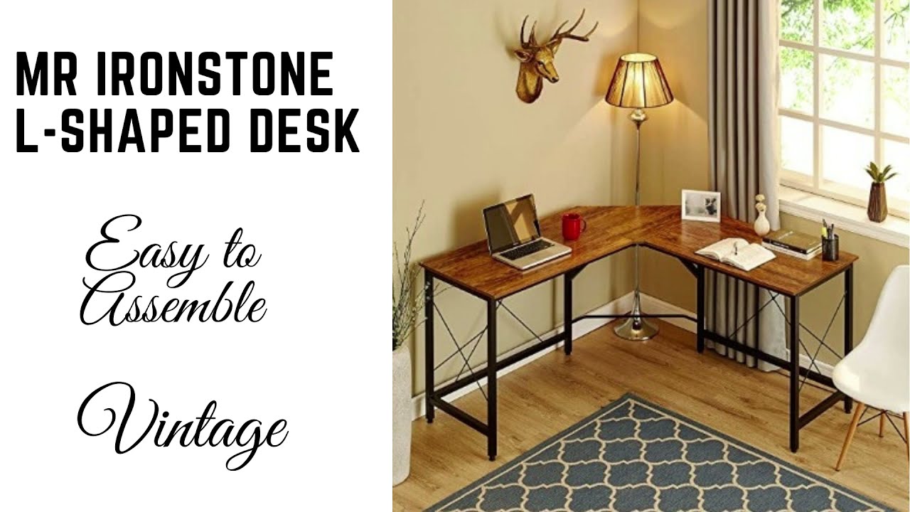 Mr IRONSTONE L-Shaped Desk | Home Decor 