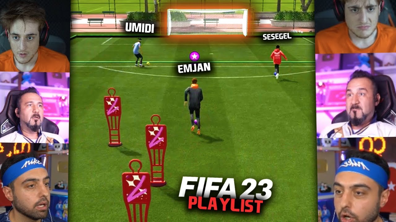 DRİBBLİNG PARKURUNDA İLK GOL ATAN KAZANIR ! EKİP GERİ DÖNDÜ ! FIFA 2023 PLAYLİST