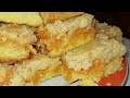 Насипний пиріг &quot; Три склянки&quot;/ Bulk pie with pumpkin filling/ Tarte fourrée à la citrouille