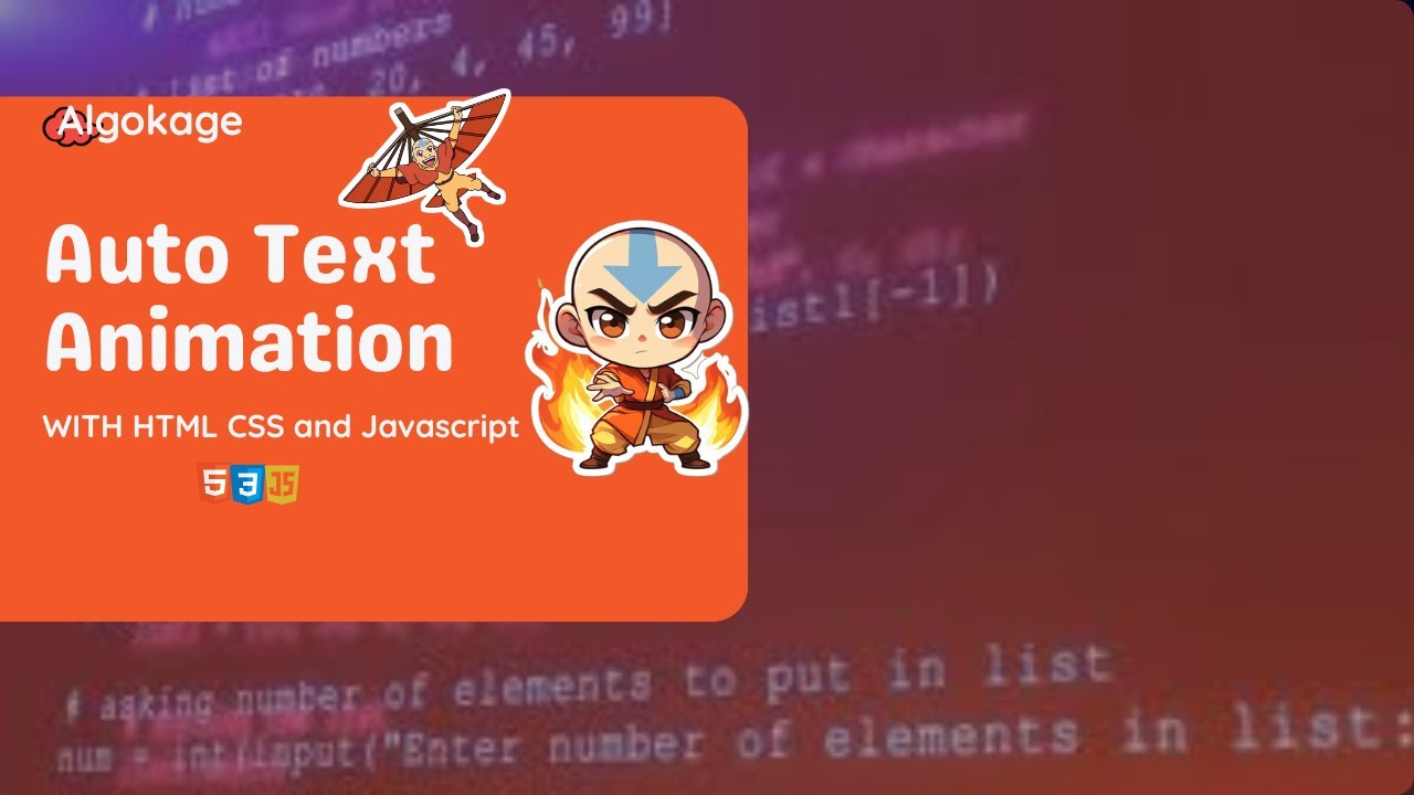 Auto Text Effect Using HTML, CSS & JavaScript | Typewriter Animation ...