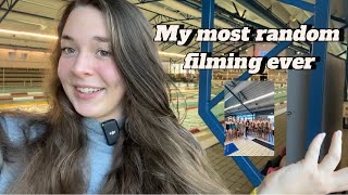 I accidentally ended up filming swimming in Denmark I race training with the NORD Svømmeklubben