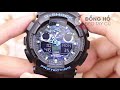 Hướng dẫn sử dụng đồng hồ Casio G shock GA-100 model máy 5081