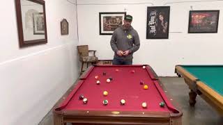 How to measure your pool table easily. Only a tape measure is needed.