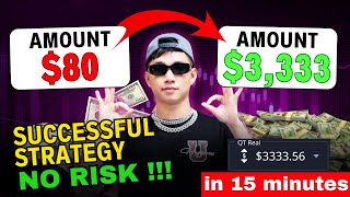 From $80 To $3333 In 15 Minutes | Best Binary Options Strategy | POCKETOPTION Live Trading