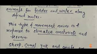 Nomadic Herding GEOGRAPHY Class 8 Chapter 4 Agriculture