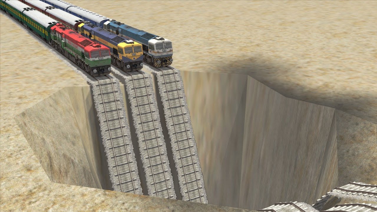 3-trains-vs-giant-pit-train-simulator-2022-youtube