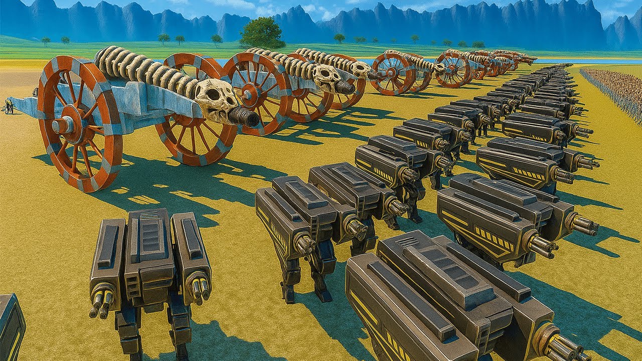 4,100,000 Mutant Horde vs RAMBO with Dragon Cannon! | UEBS 2