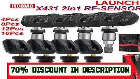 A must-have product! LAUNCH X431 2 in 1 RF-SENSOR 315MHz & 433MHz TPMS Sensor Tire Repair Tools Sc