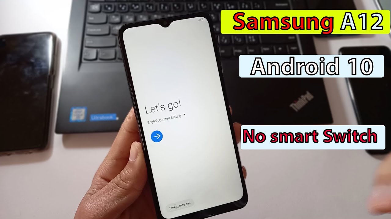SAMSUNG A12 FRP Unlock/ Bypass Google Account Android 10/ NEW Security