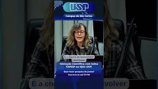 Iniciação Científica com bolsa FAPESP no IQSC-USP!
