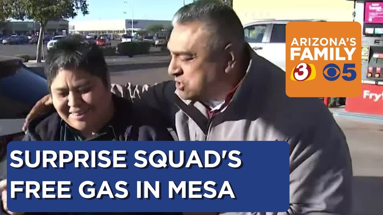 Arizona's Family Surprise Squad gives away free gas in Mesa YouTube