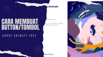Tutorial membuat Button/Tombol menggunakan adobe animate 2022