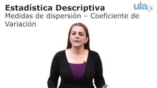Medidas De Dispersin Coeficiente De Variacin
