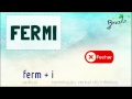 FERMI (verbo em Esperanto)