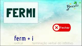 FERMI (verbo em Esperanto)