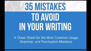 35 Mistakes To Avoid in Paragraph writing or Sentence.