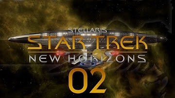 Stellaris Star Trek #02 STAR TREK NEW HORIZONS MOD - Gameplay / Let