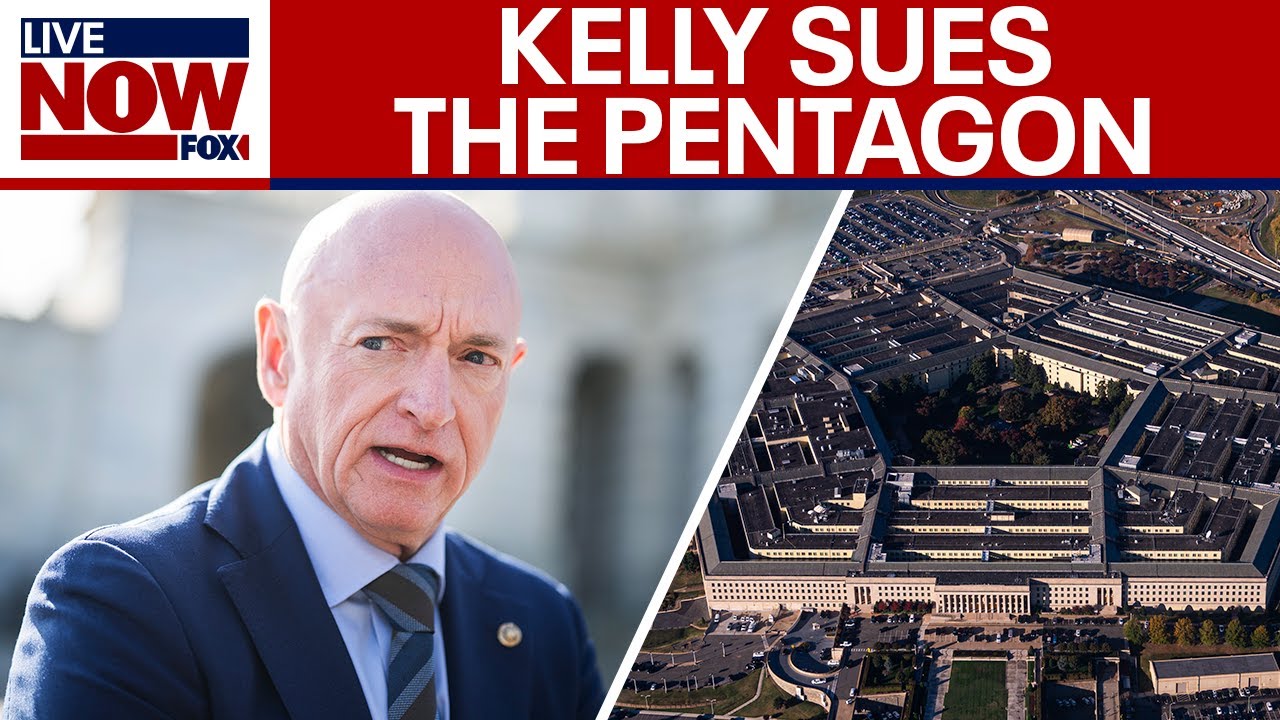 BREAKING: Mark Kelly sues Pentagon and Hegseth over demotion threat