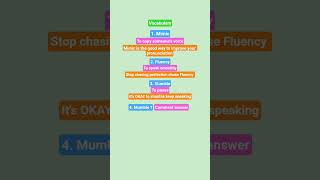 Add these words in your vocab. #english #vocabulary #shorts  #shadowing #grammar #verb #fluency