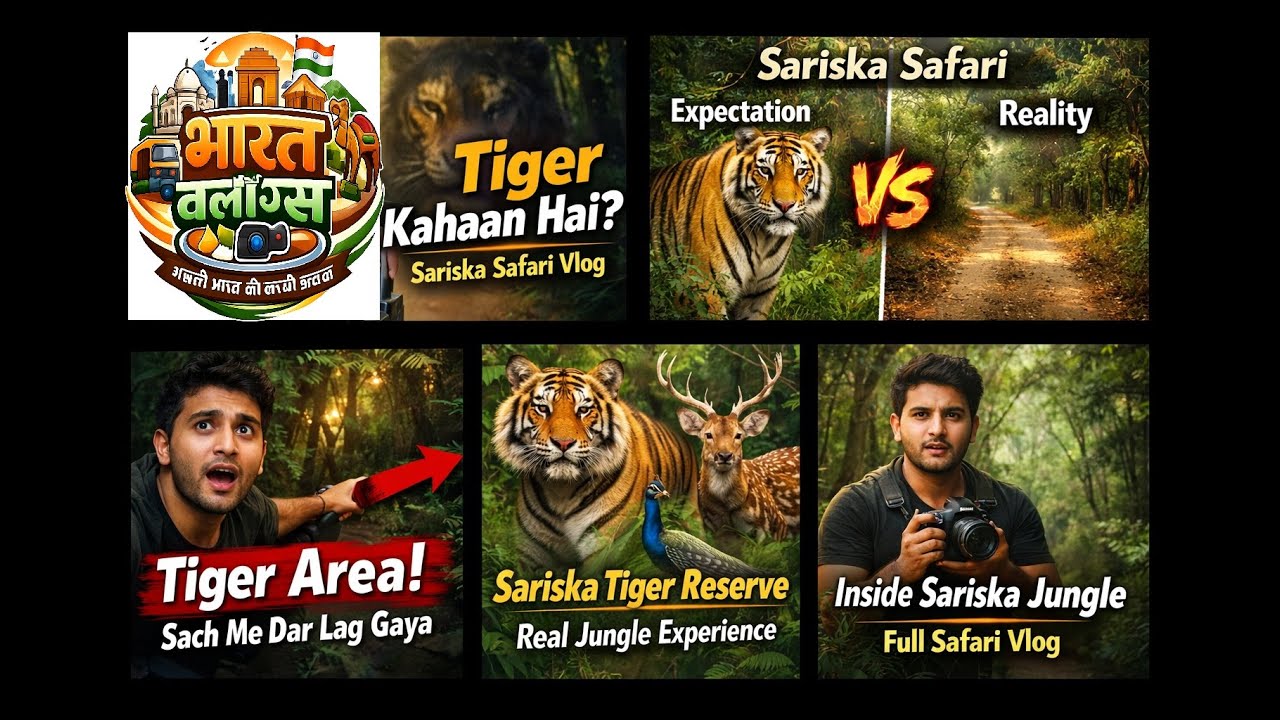 Sariska Tiger Reserve Monsoon Safari 202r (Tehla Gate) -  Video Hindi | हिन्दी