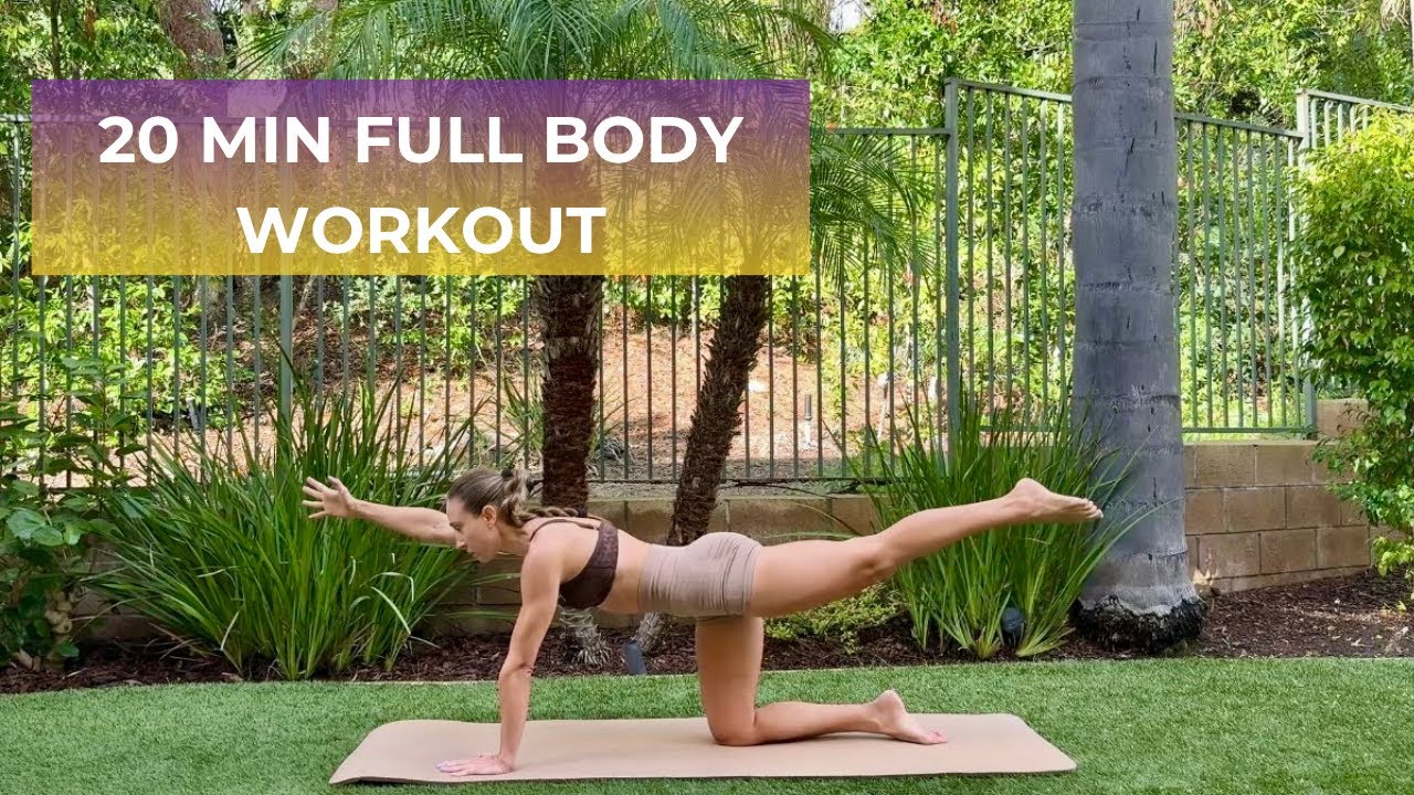 20 MIN FULL BODY WORKOUT | No Equipment Needed - YouTube