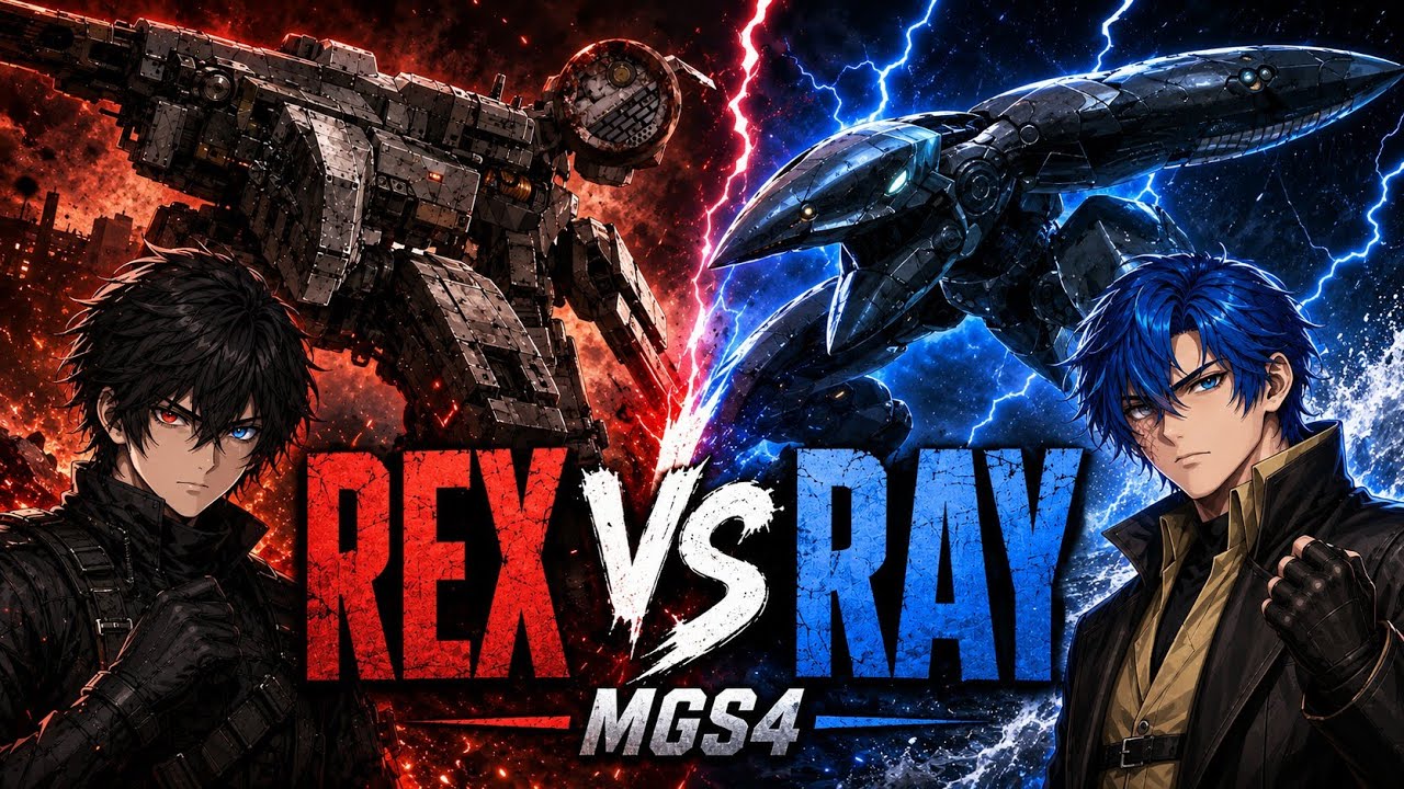 Metal Gear REX vs Metal Gear RAY | MGS4: Guns of the Patriots