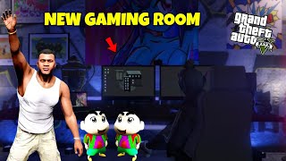 GTA 5 : FRANKLIN SET UP A NEW GAMING ROOM 😯 FOR SHINCHAN AND PINCHAN