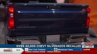 GM recalling more than 40,000 Chevy Silverados