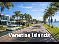 Miami Beach, Florida Venetian Islands Tour | South Florida Billionaires Islands &amp; Waterfront Houses