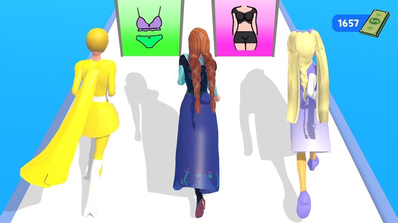 [모바일게임] 겨울왕국 안나 공주로 변신해요! Build A Queen Level 186-204