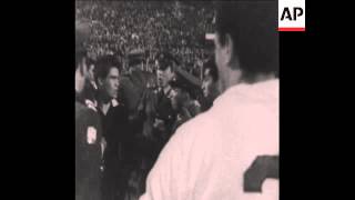SYND 20 7 68 PELE AND TEAM ARRESTED AFTER THEY ATTACK REFEREE DURING MATCH