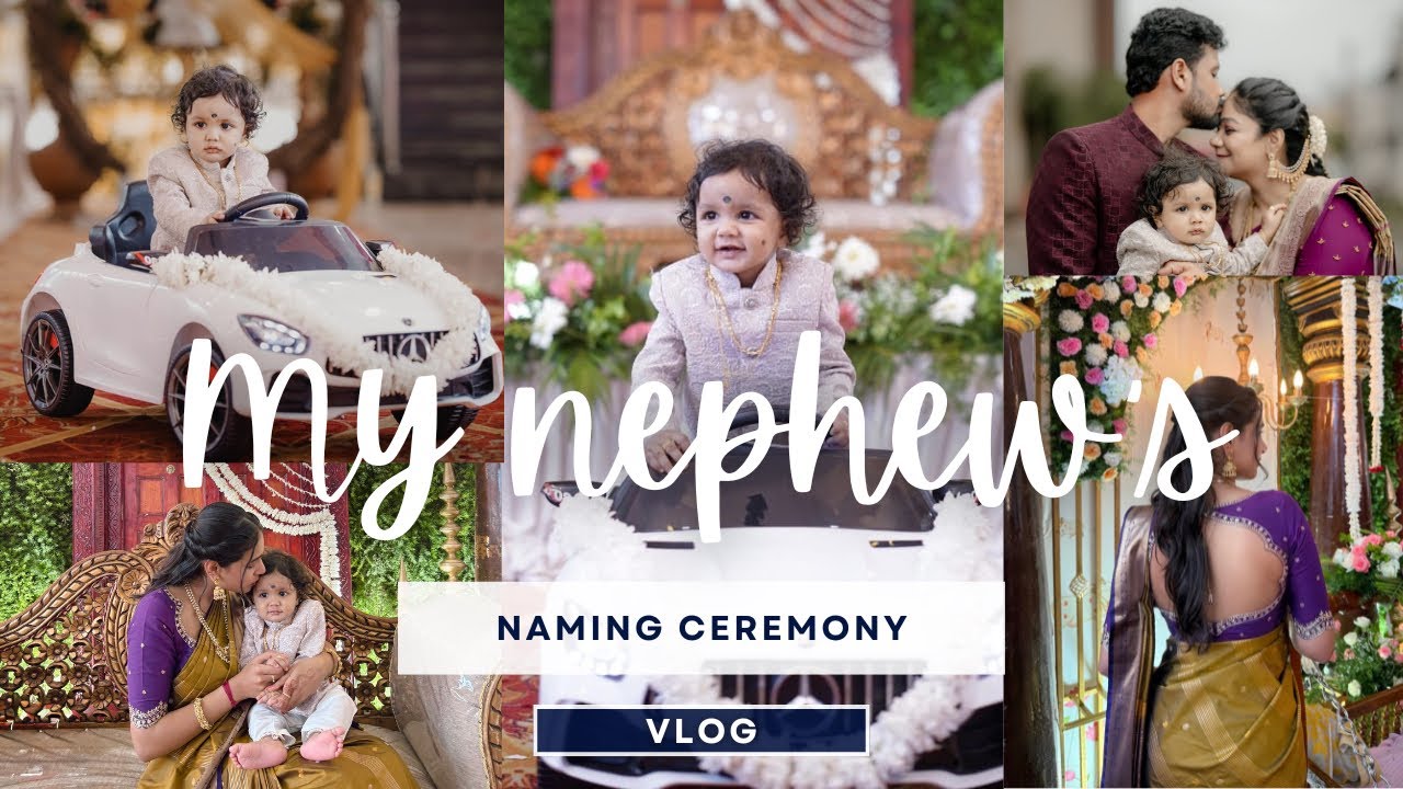 My Nephew’s Naming Ceremony 💕| Tiny Feet, Big Celebrations! 🎉 | Darshini Gowda