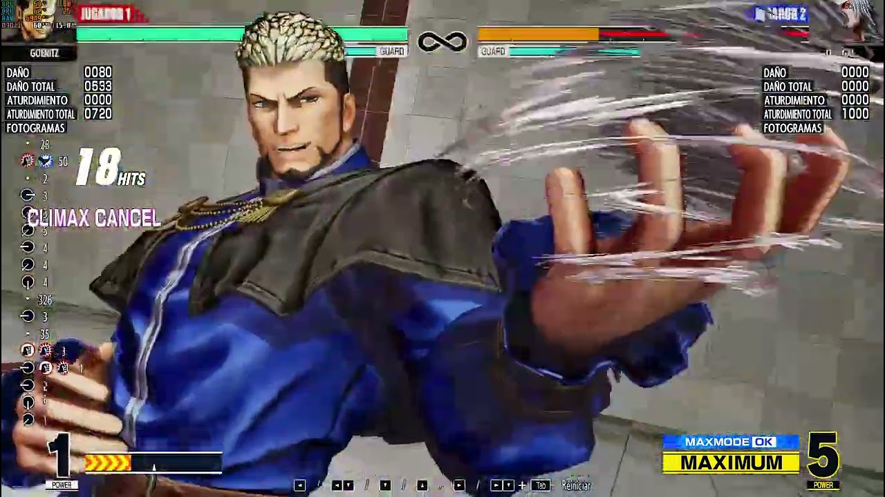 Goenitz Climax cancel combo | KOFXV