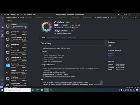 How to take code Screenshot from VS code? (Bangla)