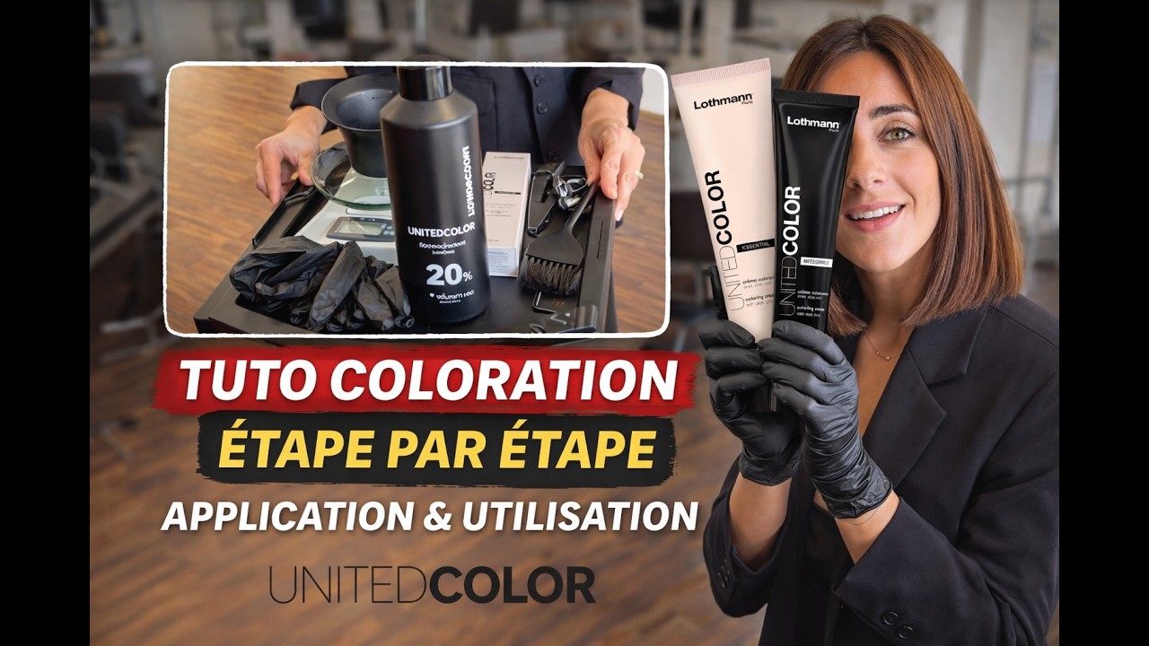 Tuto Coloration : Comment utiliser UNITED COLOR Essential & Intense | Lothmann Paris