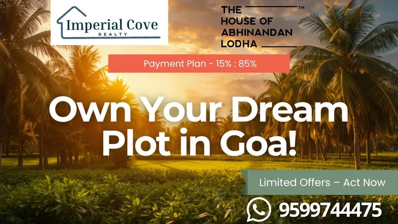 HOABL ONEGOA|| BUY YOUR DREAM PLOT IN GOA IN JUST 99 LAKHS||+919599744475||+919711537566