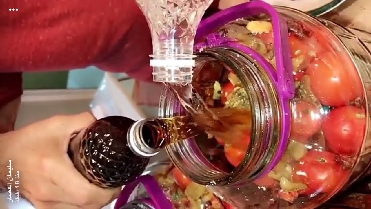 أچار ( مخلل ) طماط و زهرة و جزر و ثوم الجبل و شلقم و شمندر بطريقة سليمان القصار