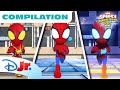 Marvel's Spidey and his Amazing Friends Theme Song Compilation! 🕷️🎶 | Seasons 1-4 | @disneyjr