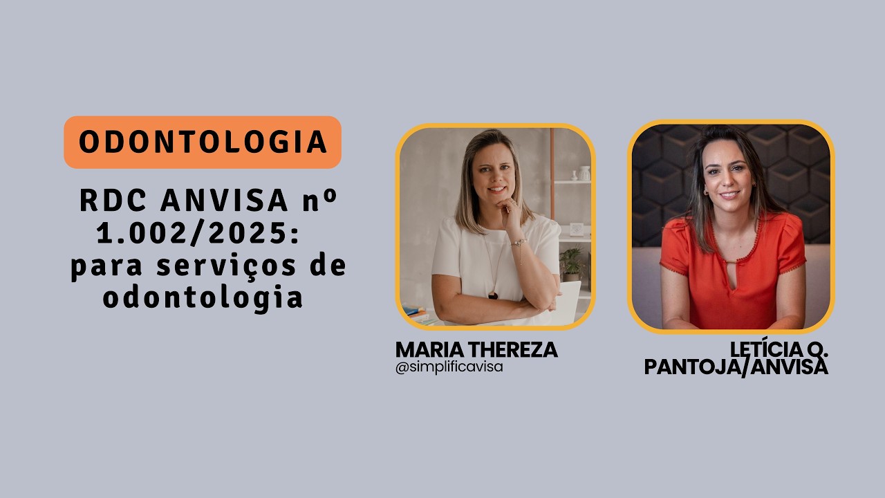 A NOVA RDC DA ANVISA PARA ODONTOLOGIA.