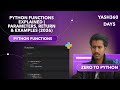 Python Functions Explained | Parameters, Return & Examples (2026)