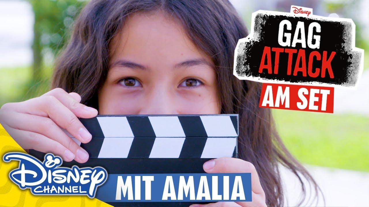 GAG ATTACK - Am Set mit Amalia | Die neue Show im Disney Channel - YouTube