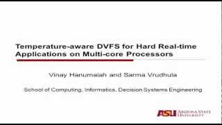 Temperature-aware DVFS for Hard Real-time Applications on Multi-core Processors
