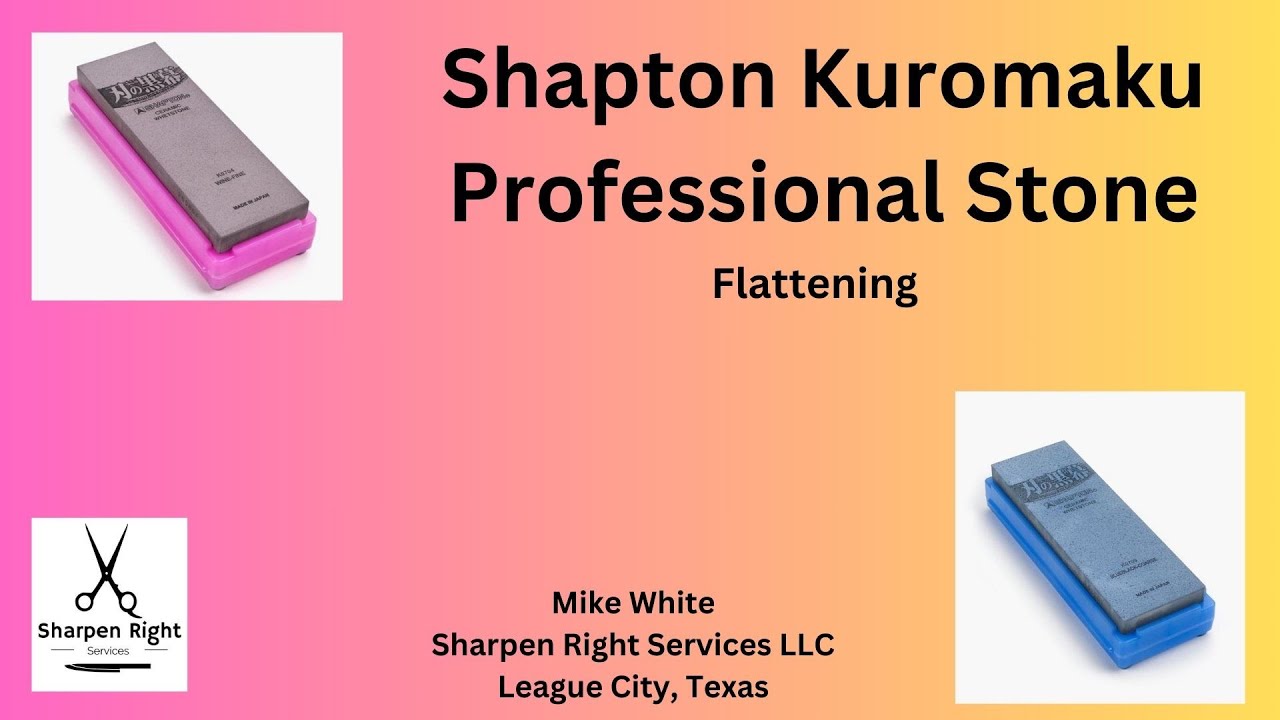 Shapton Kuromaku Professional Stone Flattening - Stone Maintenance ...